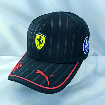Charles Leclerc Ferrari F1 Miami Limited Edition Black Cap Puma NWT Rare