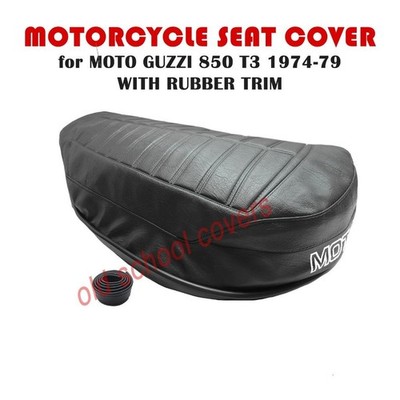 Motorrad Sitzbezug Moto Guzzi 850 T3 1974-1979 Plus Riemen Bezug Ist 700mm Lang