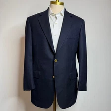 Brooks Brothers Golden Fleece Hand Tailored Blazer Loro Piana Mens 39R