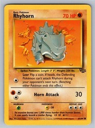 Rhyhorn 61/64 Jungle Common