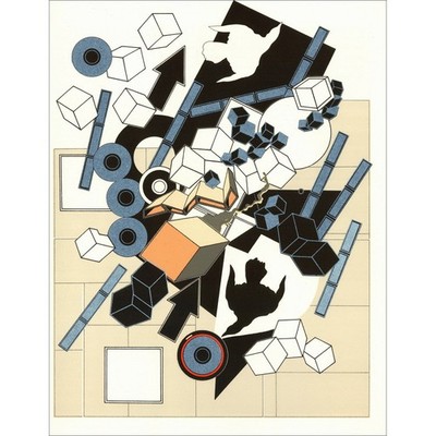 LE YAOUANC Alain - Original Lithograph ''L'air'' 40x31cm - 1978