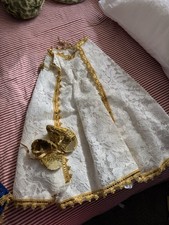 Baby Jesus Outfit, Traje de Ni o Dios. Blanco/White, 40cm Length Size