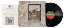 JIMMY PAGE Signed LED ZEPPELIN IV 4 Vinyl Record ROGER EPPERSON COA