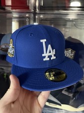 Los Angeles Dodgers New Era 59Fifty Fitted Hat Cap Size 7 3/8 Baseball MLB New