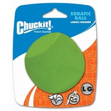 Chuckit Dog Fetch Toy ERRATIC BALL Unpredictable Bounce Fits Launcher LARGE