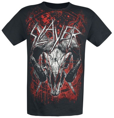 Slayer T-Shirt Herren Mongo Goat schwarz Band-Merch, Bands, Rockwear
