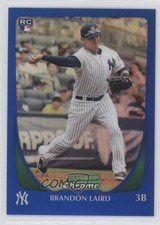 2011 Bowman Draft Chrome Blue Refractor 55/199 Brandon Laird #26 2x6