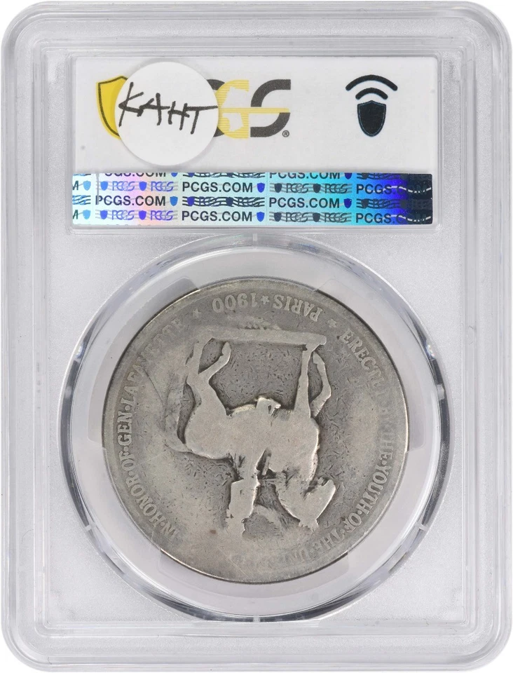 1900 Lafayette Commemorative Silver Dollar AG03 PCGS - Image 2 of 2