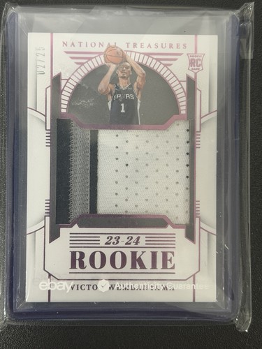 2023 National Treasures Victor Wembanyama Pink /25 3 Clr Patch READ DESCRIPTION!