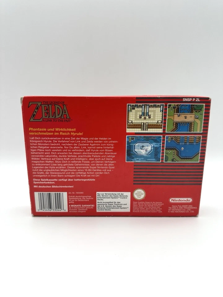 The Legend of Zelda: A Link to the Past SNES OVP Zustand: Gut - Bild 2 von 4