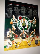 Boston Celtics Larry Bird McHale Ainge Parish Johnson 8x10 Photo Legends NBA NEW