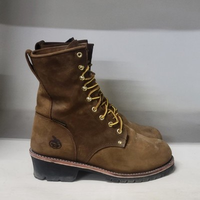Georgia Boot Waterproof Insulated Steel Toe Boot Brown Mens Size 12W