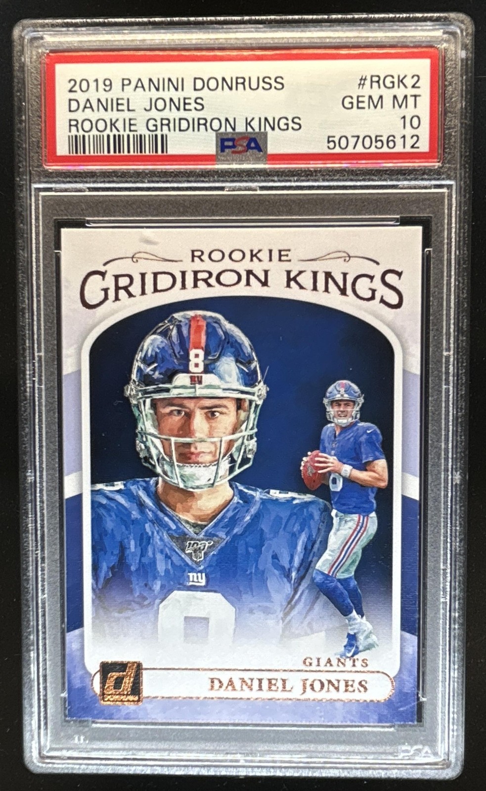Daniel Jones Panini Donruss Rookie Gridiron Kings #RGK2 Base