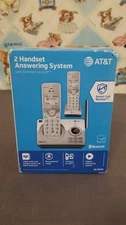 AT&T 2-Handset Answering System Cordless Phones Bluetooth DL72210 NEW IN BOX
