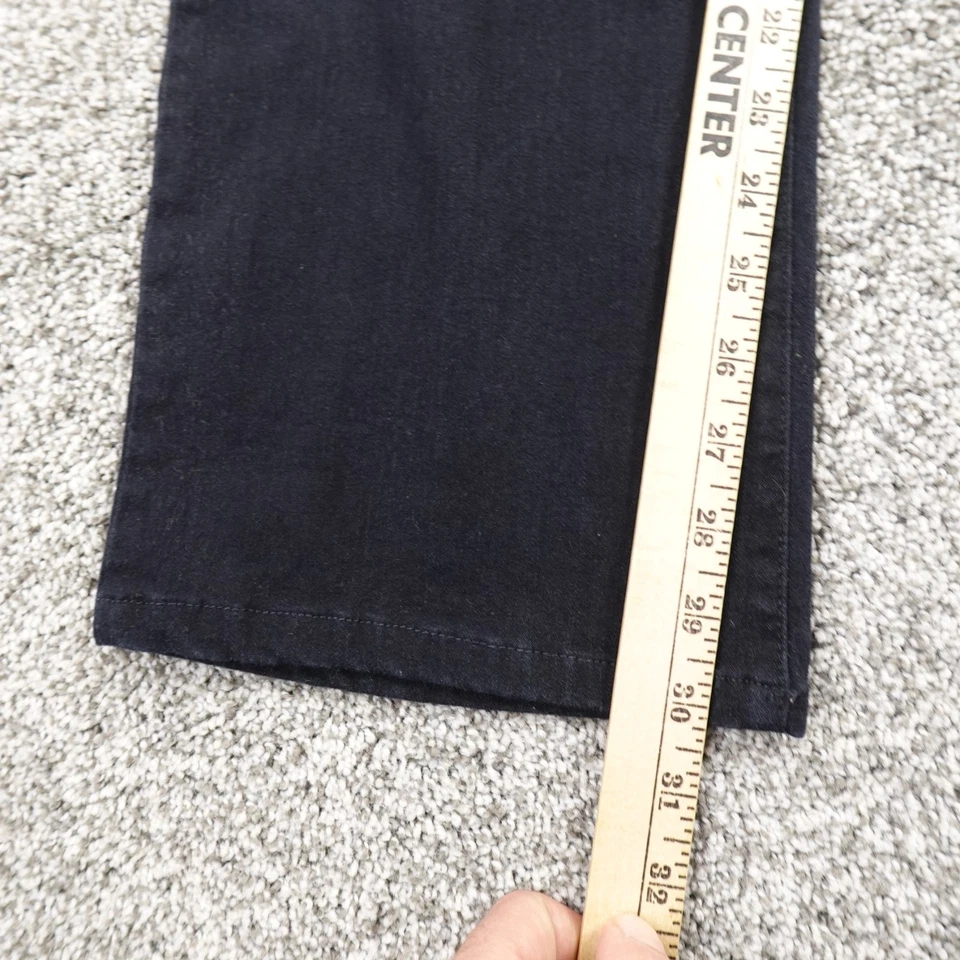 NYDJ Jeans Womens 6 Dark Black Denim Pants Barbara Boot Cut Lift Tuck Stretch - Image 3 of 4