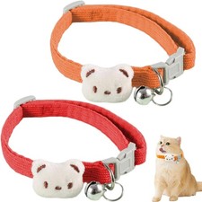Cat Collar Breakaway,Cat Collars for Girl Cats,Kitten Collar with Bell