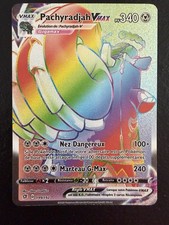 Carte Pokémon Pachyradjah VMAX RAINBOW 199/192 EB02 Clash Des Rebelles Neuf