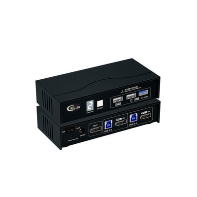 DP 1.2 Dual Port Displayport KVM Switch with All Input Cables for 2 Computers...
