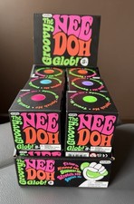 Nee Doh The Groovy Glob Squeeze Ball LOT OF 12 With Display Box - NEW Authentic