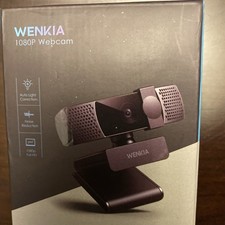 New sealed 1080p Webcam Dual Stereo Microphones  Privacy Cover Full HD USB