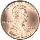 2007-P Lincoln Memorial Cent — photo from another recent sale
