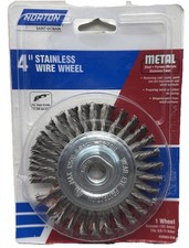 NORTON 4 " WIRE WHEEL BRUSH  #39019 {49}
