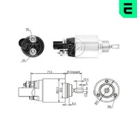 Magnetschalter Starter ERA ZM8381 FüR Jetta VW Golf Passat Skoda Audi Seat 1K1 5