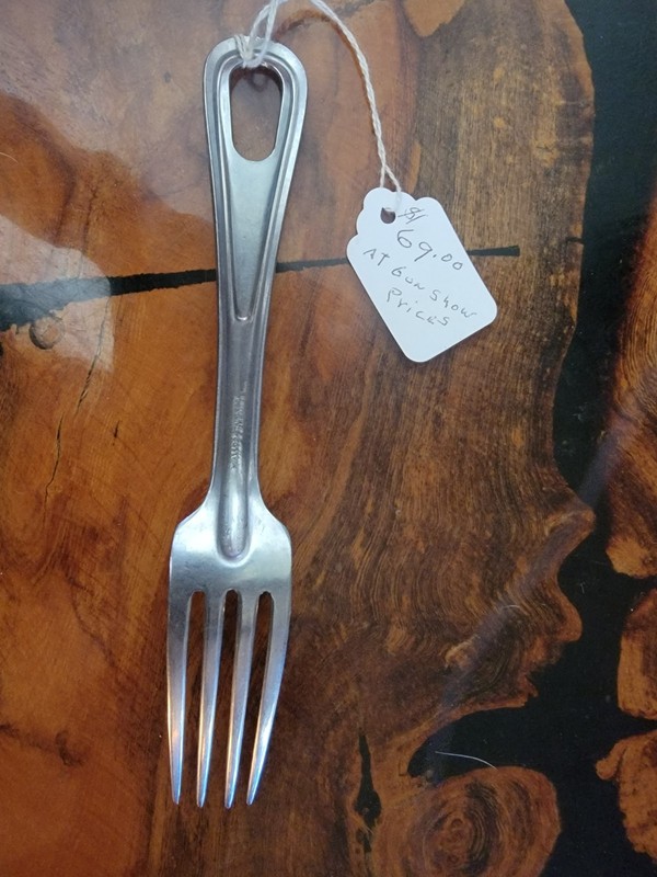 Vintage U.S. Military Mess Kit Fork Engraved