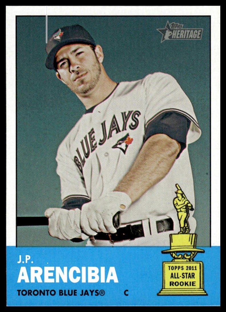 2012 Topps Heritage #67 J.P. Arencibia Toronto Blue Jays NM+