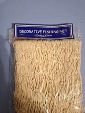 Nautical Fishing Net Seaside Wall Beach Party Sea Shells Decor Home Garden