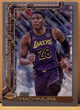 2025-26 Topps Holiday Rui Hachimura Silver Glitter Los Angeles Lakers H123