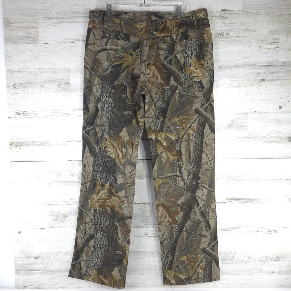 Outfitters Ridge Men's Rea Tree Camo Double Knee Heavy Duty Hunting Pants 38x34 - Image 2 of 4