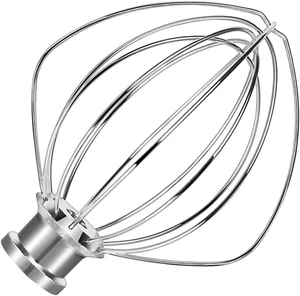 KN256 Aide à la cuisine en acier inoxydable 6 Mélangeur de support Qt Bowl-Lift, 6-Wire Whip
