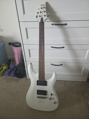 Schecter Guitar Research C6 Deluxe Electric Guitar Satin White