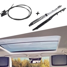 Cables de vidrio para techo corredizo + montaje de pista para F250, F350 F450 17-19 para Ford F150, 15-20