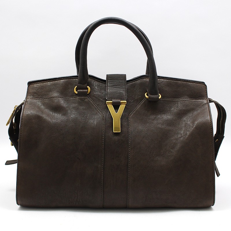 Borsa Saint Laurent Cabas media con logo oro 279079 138723313