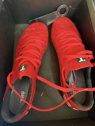 TRUsox TRU Tenaci FG Soccer Cleats Metallic Red Mens Size 9.5 – Worn Once 5 Mins