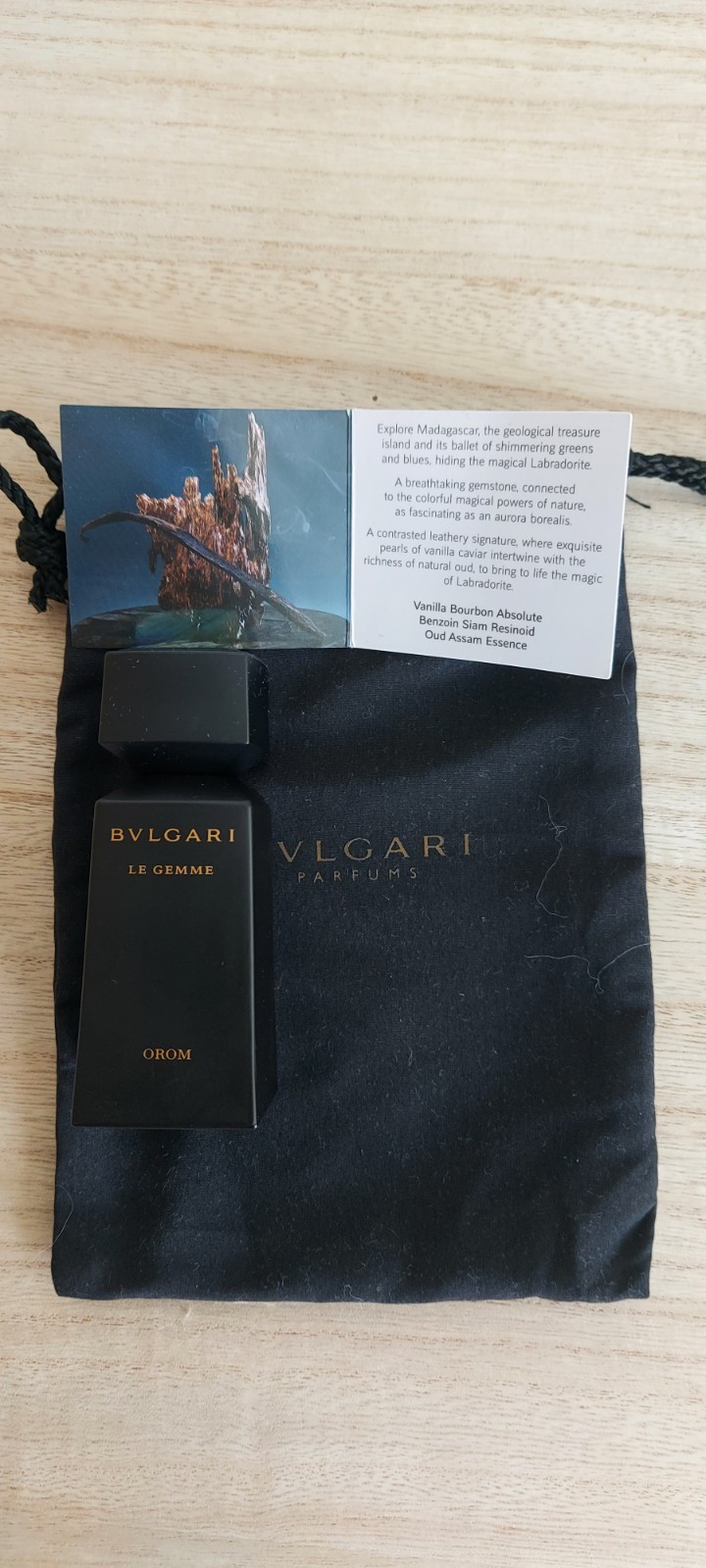 Orom Bulgari Le Gemme eau de parfum 30ml flacon de prestige neuf