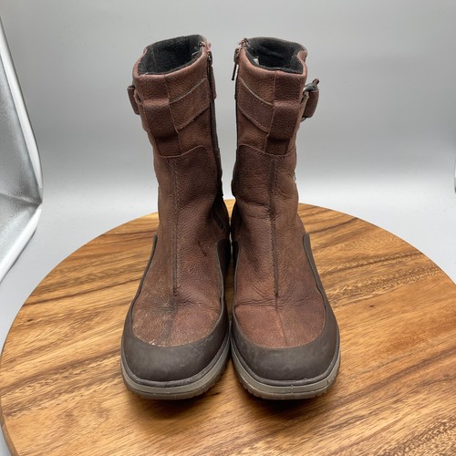 Merrell Eventyr Vera Mid Boots Womens 8 Brown Leather Comfort Waterproof Snow - Picture 2 of 8