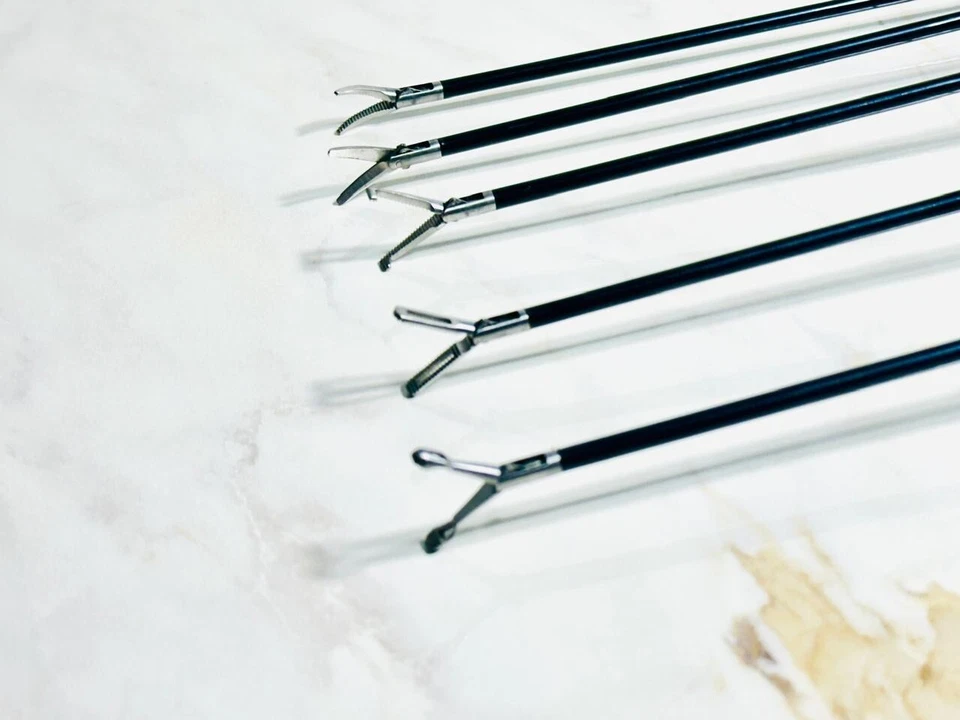 5 件套腹腔镜碎玉钳 Scssor Enoscopy 最佳乐器套装 5 毫米 — 第 3/4 张图片