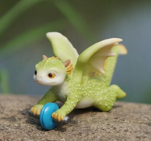 Dragon with AB Roller Statue Fairy Sculpture Tabletop Figurine Home Decor Gifts - Afbeelding 1 van 5