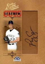 2005 Donruss Leather & Lumber Cuts 106/256 Ryan Speier #LC-171 Rookie Auto RC