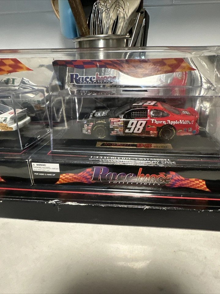 NASCAR Race Image Collectibles Todd Bodine 35, Steve Grissom 41, Rich Bickle 98 Foto 4 de 4