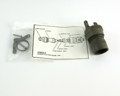 (25) Sunbank M85049-36-16W05 Connector Backshell Olive Drab Size 16 Shell =NOS=