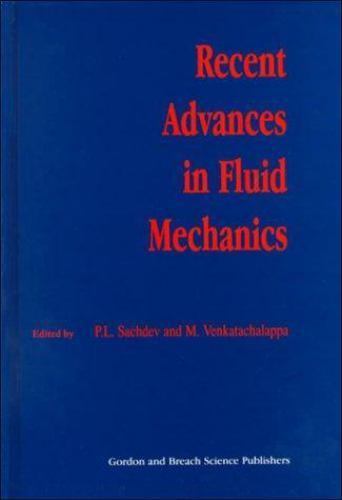 Recent Advances in Fluid Mechanics by M. Venkatachalappa (1999 ...