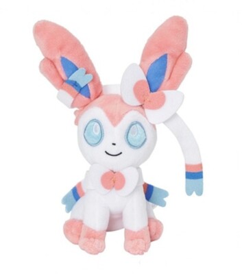 Pokemon Center Original Pokemon Fit Sylveon Doll Plush 7 ¼ In.
