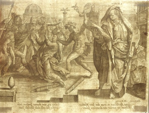 Burin d’Hendrik GOLTZIUS d’après Maarten de Vos - Foto 3 di 3