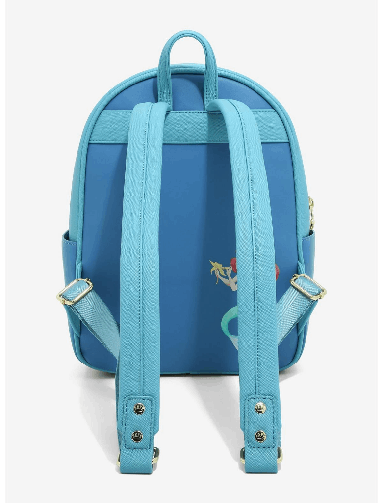 Loungefly Disney The Little Mermaid Ariel Cast Beach Portrait Mini Backpack Loungefly Disney The Little Mermaid Ariel Cast Beach  main image 4
