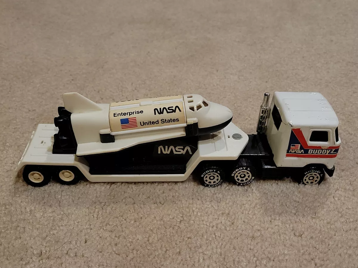 1980 Buddy L NASA Space Shuttle With MACK Truck Trailer