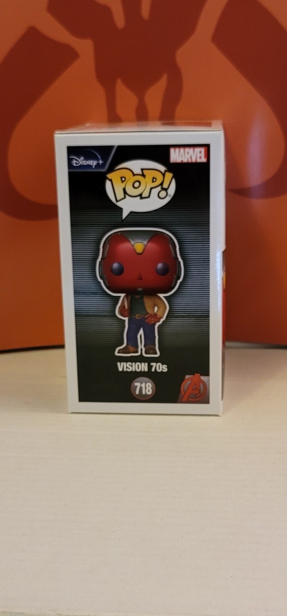 Marvel #0718 Funko POP! 70's Vision (GameStop) 889698520478| eBay